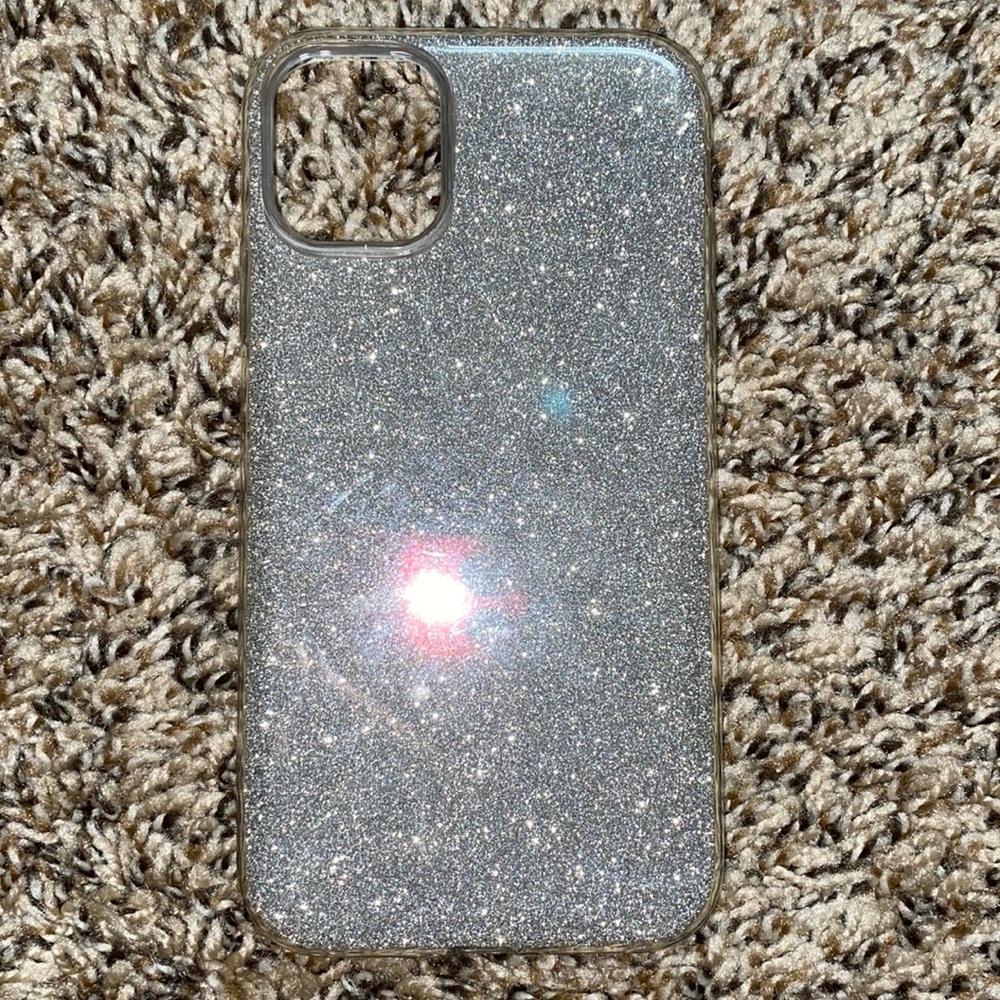 Silver Glitter IPhone 11 Case